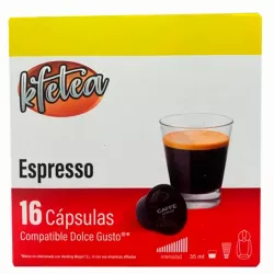 Espresso compatibles con Dolce gusto  Kfetea 16 cápsulas