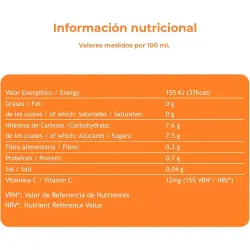 VALOR NUTRICIONAL ZUMO BIFRUTAS TROPICAL DE PASCUAL