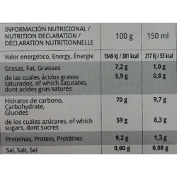 informacion nutricional chocolate compatibles con Dolce Gusto Kfetea 16 cápsulas 16 servicios