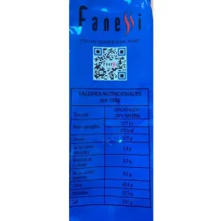 Tabla nutricional Fanessi Descafeinado café en grano 1 kg de café de Italia
