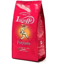 Lucaffé Pulcinella café en grano 1 kg de café de Italia