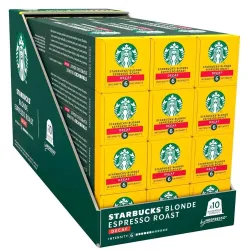 Descafeinado Blonde Espresso Roast 12 tubos Nespresso Starbucks frontal