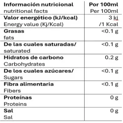 Valor nutricional infusiones valeriana plus de pompadour