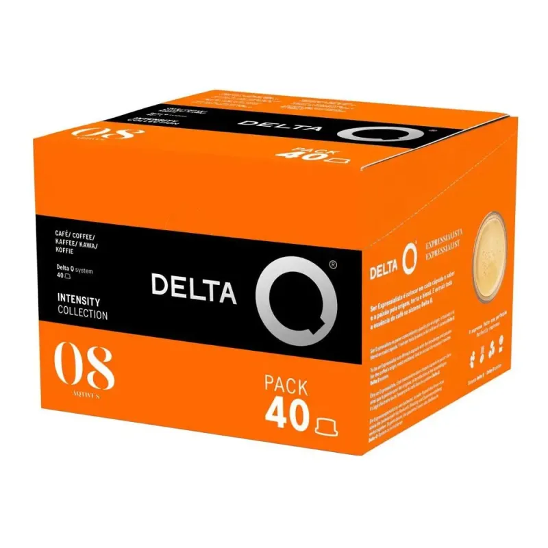 Pack XL Aqtivus, Espresso intensidad 8, 40 cápsulas Delta Q Pack XL Aqtivus, Espresso intensidad 8, 40 cápsulas Delta Q
