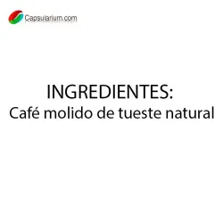 Valor nutricional Lavazza Descafeinado para Nespresso.