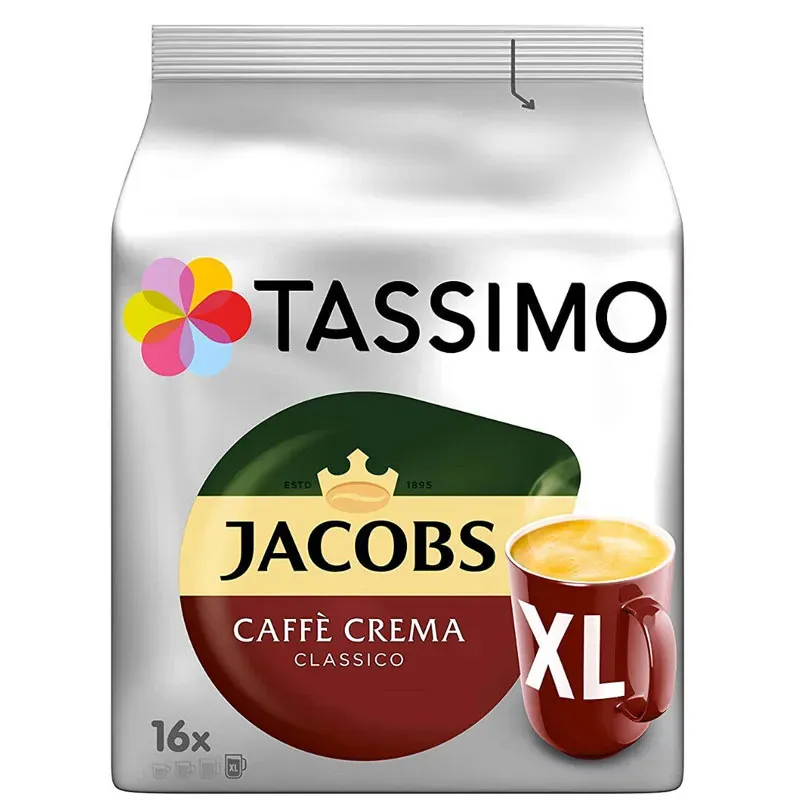 Café Crema Classico Jacobs 16 servicios para Tassimo Café Crema Classico Jacobs 16 servicios para Tassimo