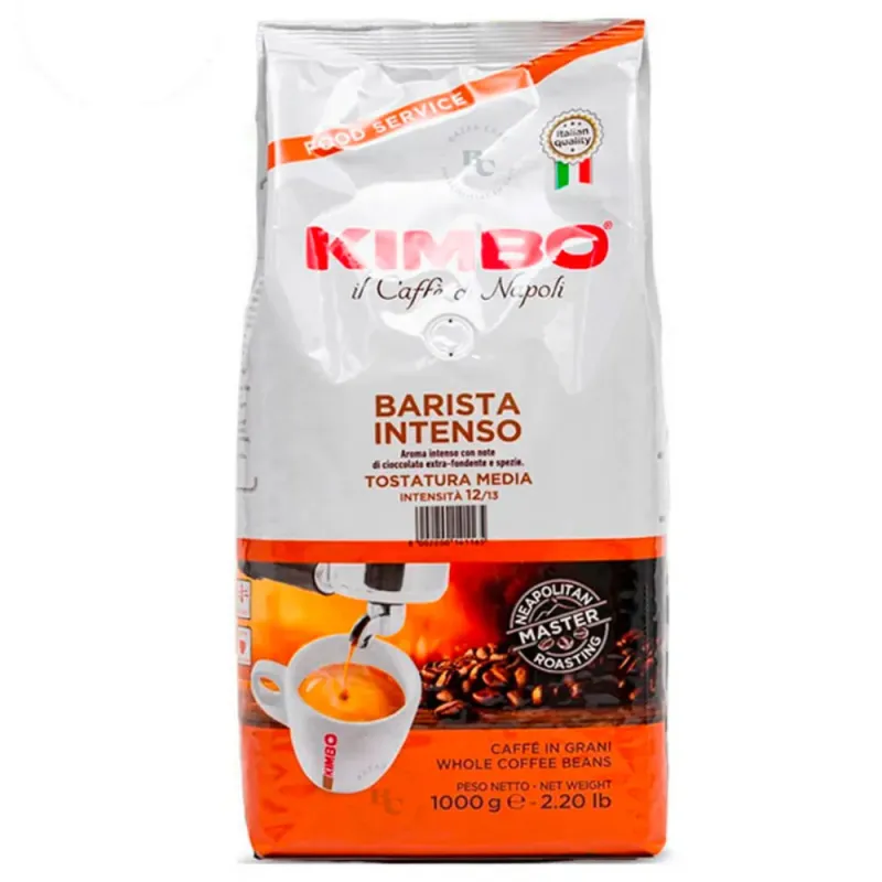 Kimbo Barista Intenso 100% Arábica Cáfe en grano 1 kg Kimbo Barista Intenso 100% Arábica Cáfe en grano 1 kg