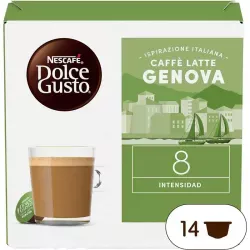 Café con leche Génova 14 cápsulas Dolce Gusto