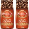 2 kilos Marcilla Gran Aroma Mezcla 80 Natural y 20 torrefacto café en grano