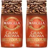 2 kilos Marcilla Gran Aroma Mezcla 80 Natural y 20 torrefacto café en grano
