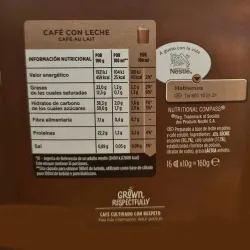 Café con Leche 6 Cajas de 16 cápsulas Dolce Gusto Nescafe: Calidad en cada sorbo
