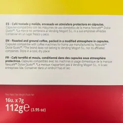 Ingredientes espresso Kfetea