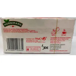 Valor nutricional infusiones de frambuesas rooibos
