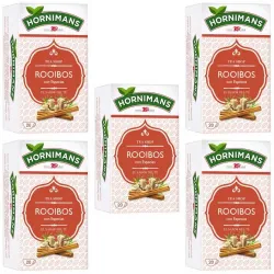 5 cajas de Hornimans Té Rooibos con Especias, 20 bolsitas. 8410091024953