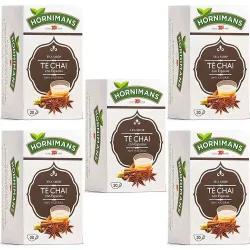 5 cajas de  Té Chai con Especias, Hornimans 20 infusiones 8410091108905