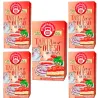 5 cajas de tarta de queso  infusión Tarta de Queso con Fresas Pompadour 18 unidades 8412900252113