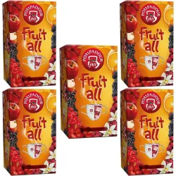 5 cajas de Fruit All Frutas del Bosque, 20 Infusiones Pompadour  8412900708962