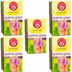 5 cajas de Quema grasa Pompadour Multifusión 25 infusiones 8412900401290