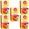 5 cajas de Saciante Pompadour 20 infusiones, ayuda al control del peso 8412900401245