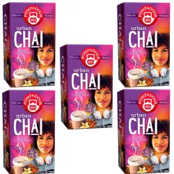 5 cajas de  Urban Chai Pompadour 20 infusiones 8412900401054