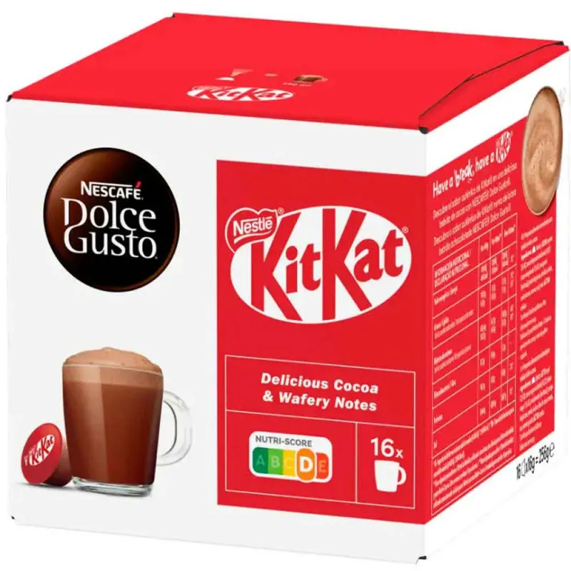 KitKat 16 cápsulas de chocolate Dolce Gusto Original KitKat 16 cápsulas de chocolate Dolce Gusto Original