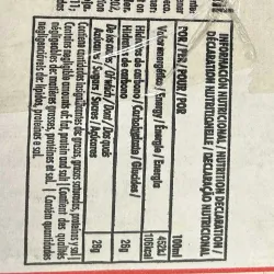 valor nutricional flax xl sabor piruleta fiesta