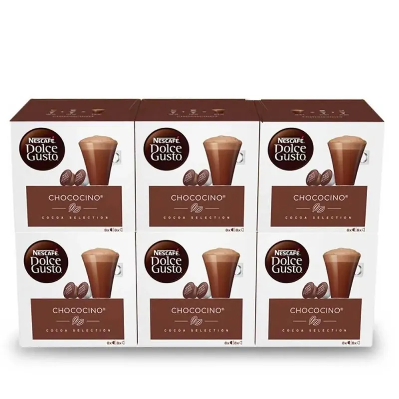 Chococino 6 cajas de 16 cápsulas Dolce Gusto Chococino 6 cajas de 16 cápsulas Dolce Gusto