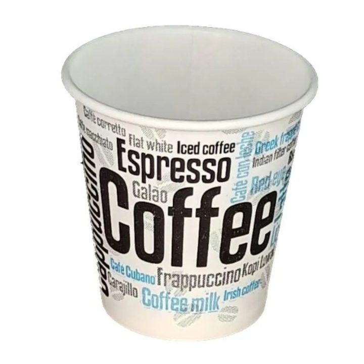 Vasos de Papel para Café Diseño Coffee 4 onzas 110ml 50 unidades