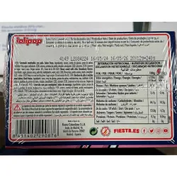 valor nutricional lolipop fiesta