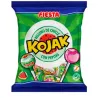 Kojak Sandia con pepitas 7 Caramelos con palo relleno de chicle Sabor sandía