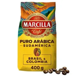Sudamérica (Brasil & Colombia). Café en grano 400 gr.