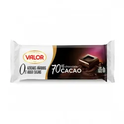 Chocolate Valor 70% Cacao Sin Azúcarcar 20 chocolatinas de 35 g