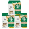 3 cajas de Latte Macchiato STARBUCKS 6 + 6 cápsulas compatibles Dolce Gusto