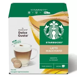 3 cajas de Latte Macchiato STARBUCKS 6 + 6 cápsulas compatibles Dolce Gusto