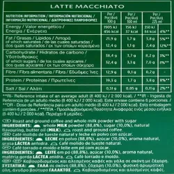 VALOR ENERGÉTICO Latte Macchiato STARBUCKS