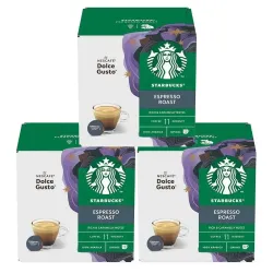 3 cajas de Espresso Roast Starbucks, Dolce Gusto compatible 1