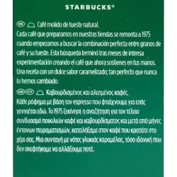 Valor energético Espresso Roast Starbucks Dolce Gusto