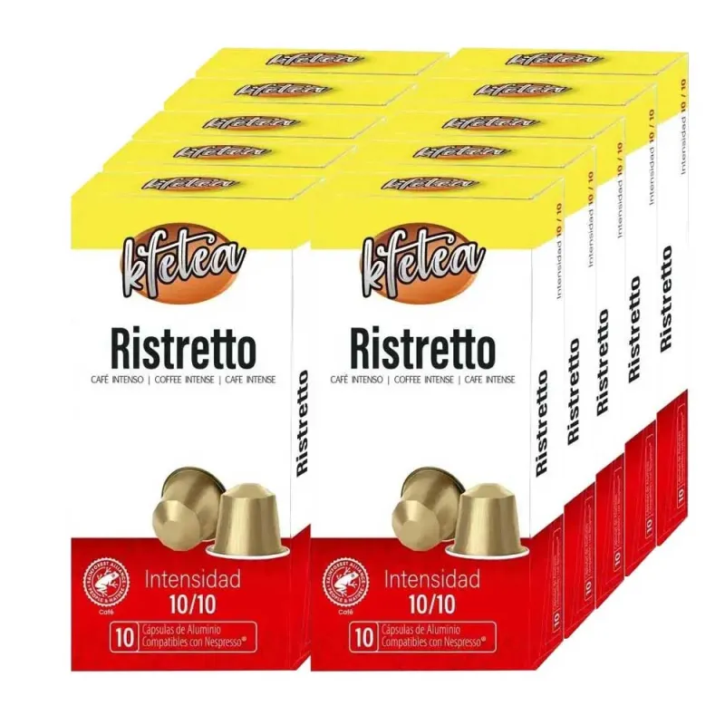 Ristretto Kfetea Nespresso 100 capsulas rainforest alliance Ristretto Kfetea Nespresso 100 capsulas rainforest alliance