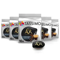 Fortissimo L'or Tassimo 5 cajas de 16 servicios intensidad 10