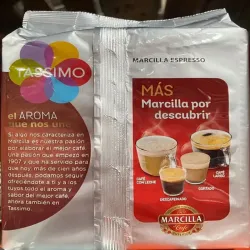 Espresso Marcilla Tassimo 5 cajas  de 16 servicios
