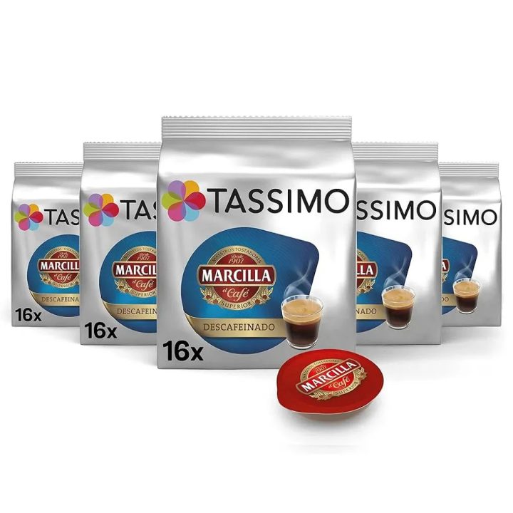 Descafeinado Marcilla Tassimo 16 cápsulas de café 8711000530382
