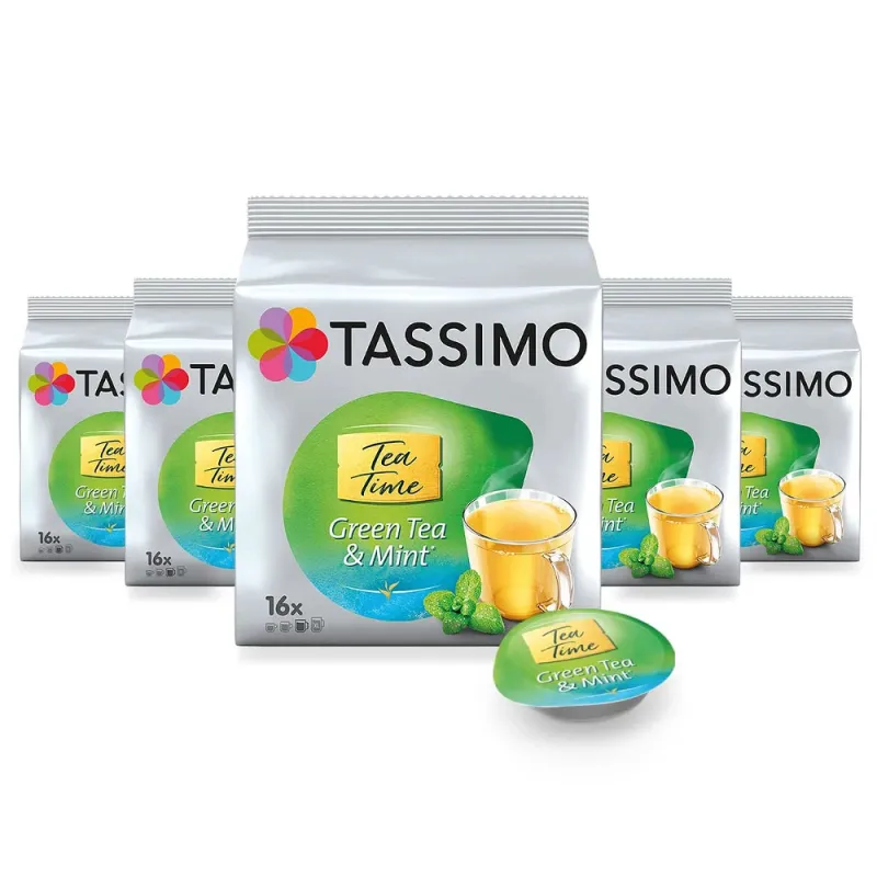 Te Verde con Menta Tassimo 16 unidades Te Verde con Menta Tassimo 16 unidades