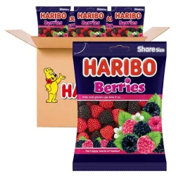 Berries Original Haribo 100 gramos caja 18 unidades