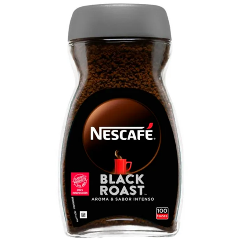 Nescafé Black Roast Café Soluble Tarro 200 gr Nescafé Black Roast Café Soluble Tarro 200 gr