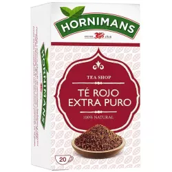 Té Rojo Extra Puro Hornimans, 20 unidades