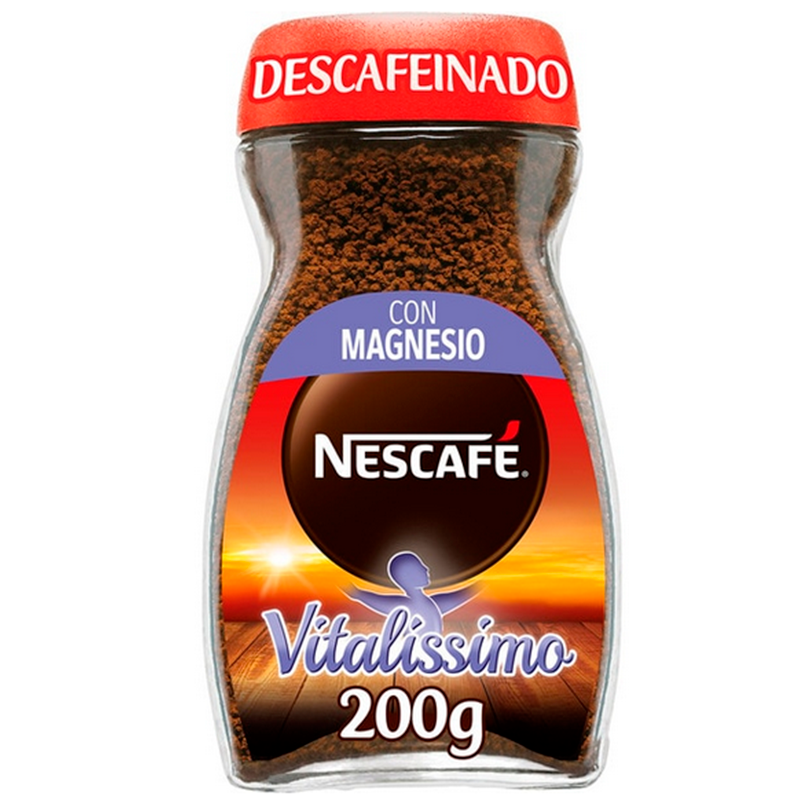 Nescafé Vitalíssimo Descafeinado Café Soluble Tarro 200 gr Nescafé Vitalíssimo Descafeinado Café Soluble Tarro 200 gr