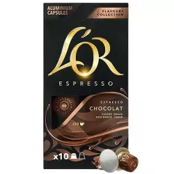 Lor Flavours Chocolate , 10 compatibles con Nespresso