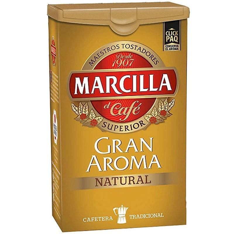 Marcilla molido Gran Aroma Natural, 250 gramos Marcilla molido Gran Aroma Natural, 250 gramos