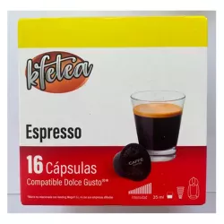 Espresso Kfetea 3 cajas de 16 capsulas compatibles Dolce Gusto