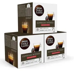 Descafeinado Espresso Intenso  pack 48 cápsulas Nescafé Dolce Gusto